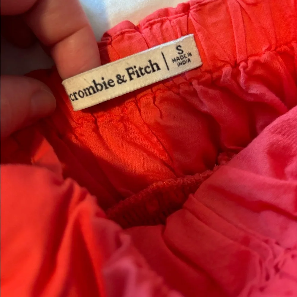 Abercrombie & Fitch, Coral Maxi Dress, Size Small